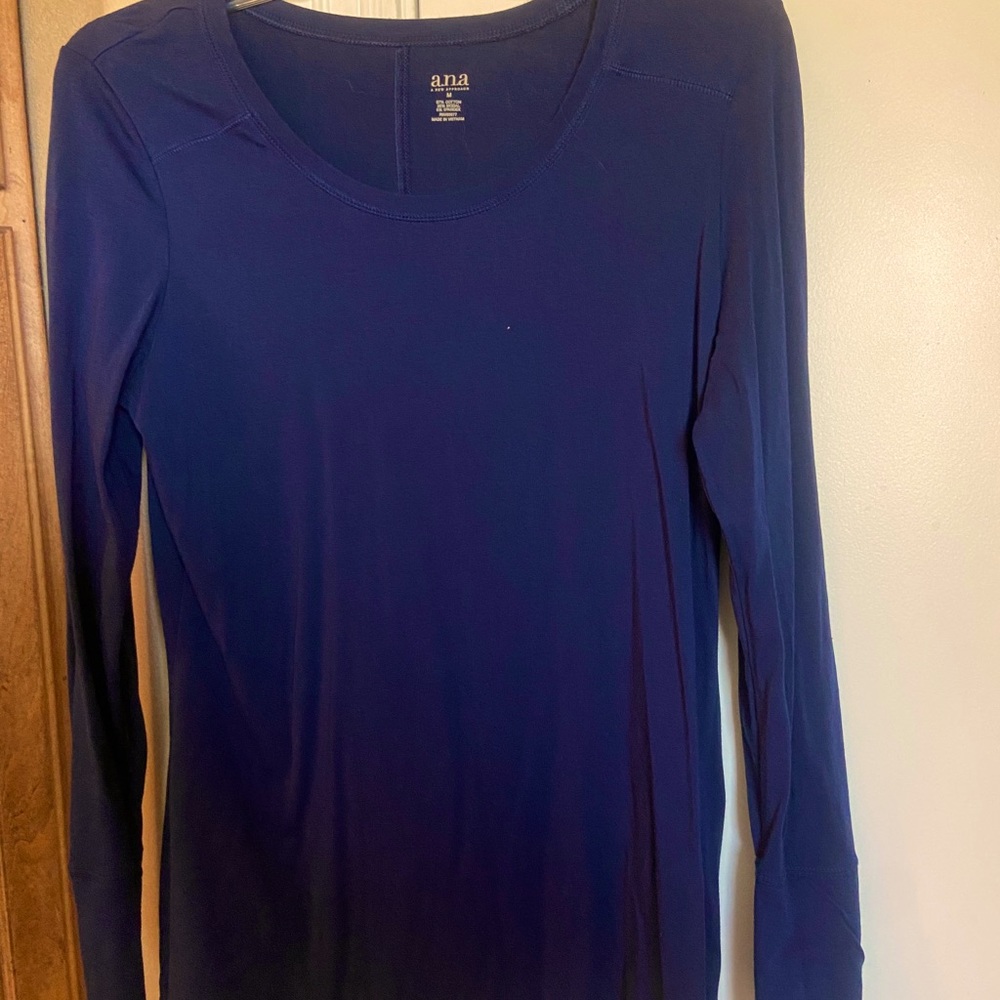 Lot of 3 a.n.a long sleeve tops. Size M